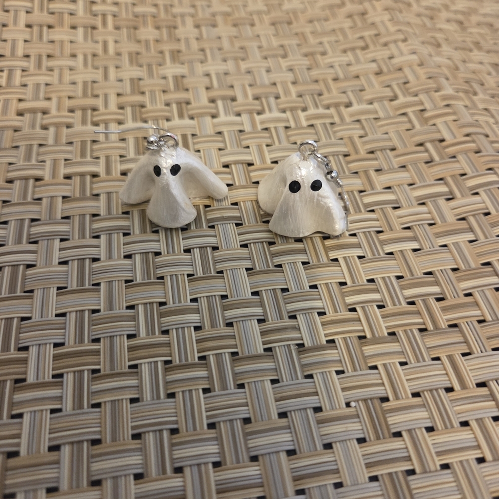 Cute Ghost Handcrafted Earrings